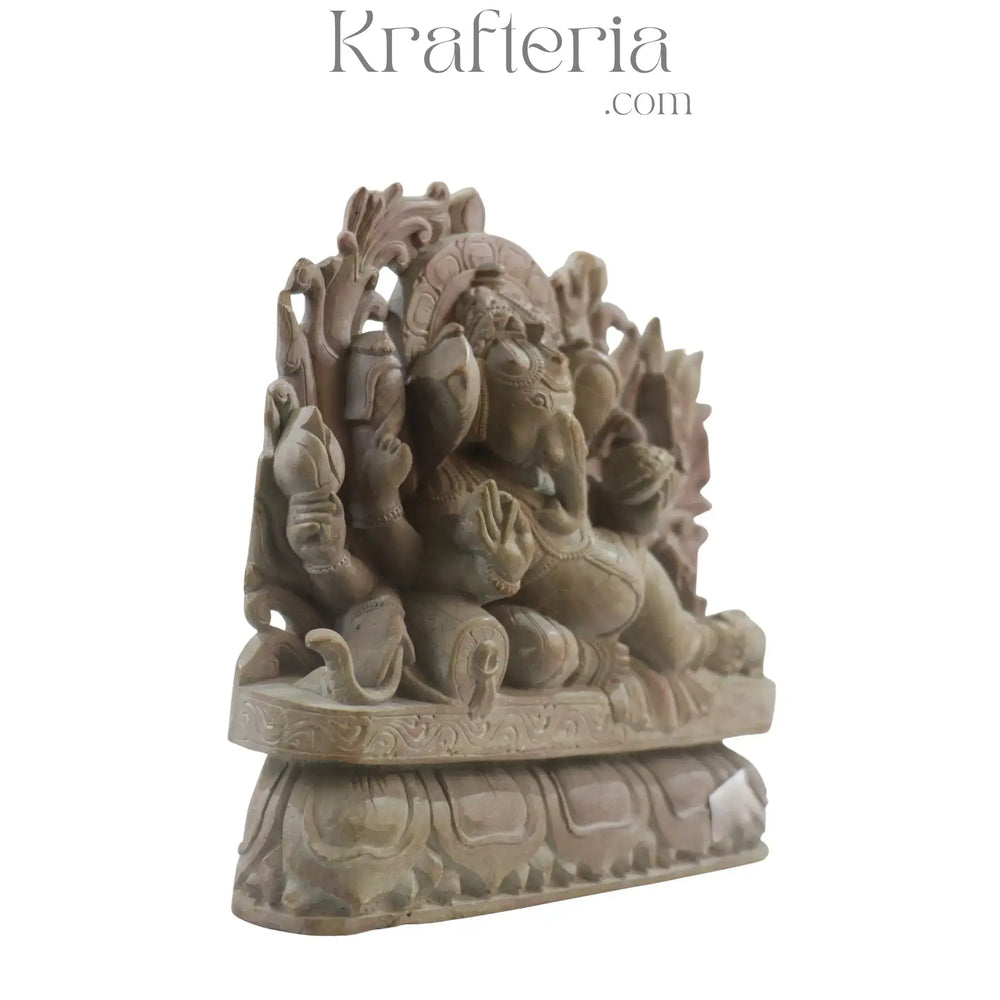 Ganesh Sculpture – The Remover of Obstacles Soft Stone
