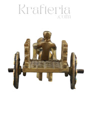 Premium Brass Bullock Cart – Ideal for Gifting & Collectors