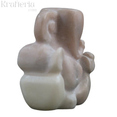 Handcrafted Marble Ganesh Idol – Divine Home Decor Marble Soft Stone