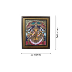 Thanjavur Style Laxmi Devi Painting – Classic Cultural Decor Paintings