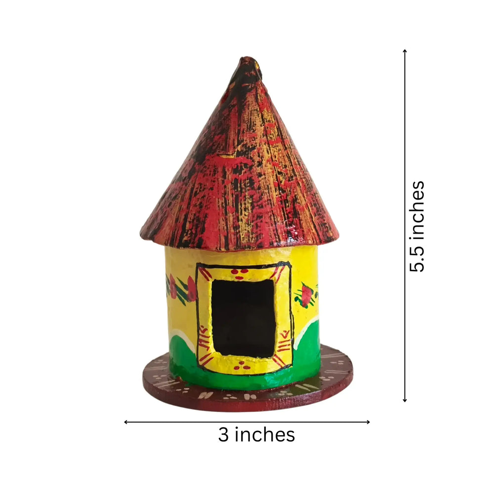 Rustic Charm - Handcrafted Kondapalli Village Hut Kondapalli Lacquerware