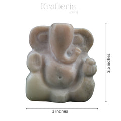 Handcrafted Marble Ganesh Idol – Divine Home Decor