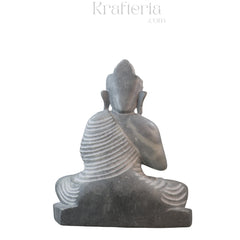 Peaceful Buddha Figurine – Soft Stone Decorative Idol