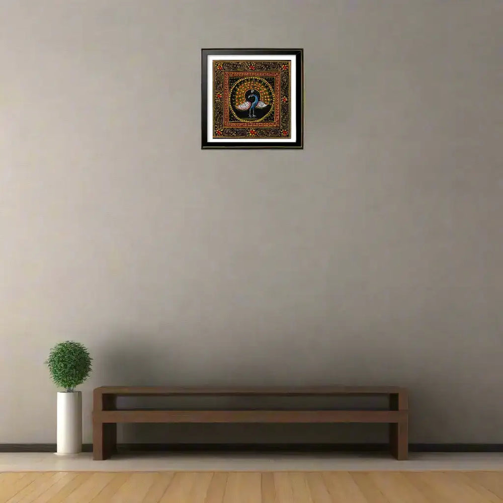 The Radiant Peacock – A Celebration of Grace and Splendor Paintings