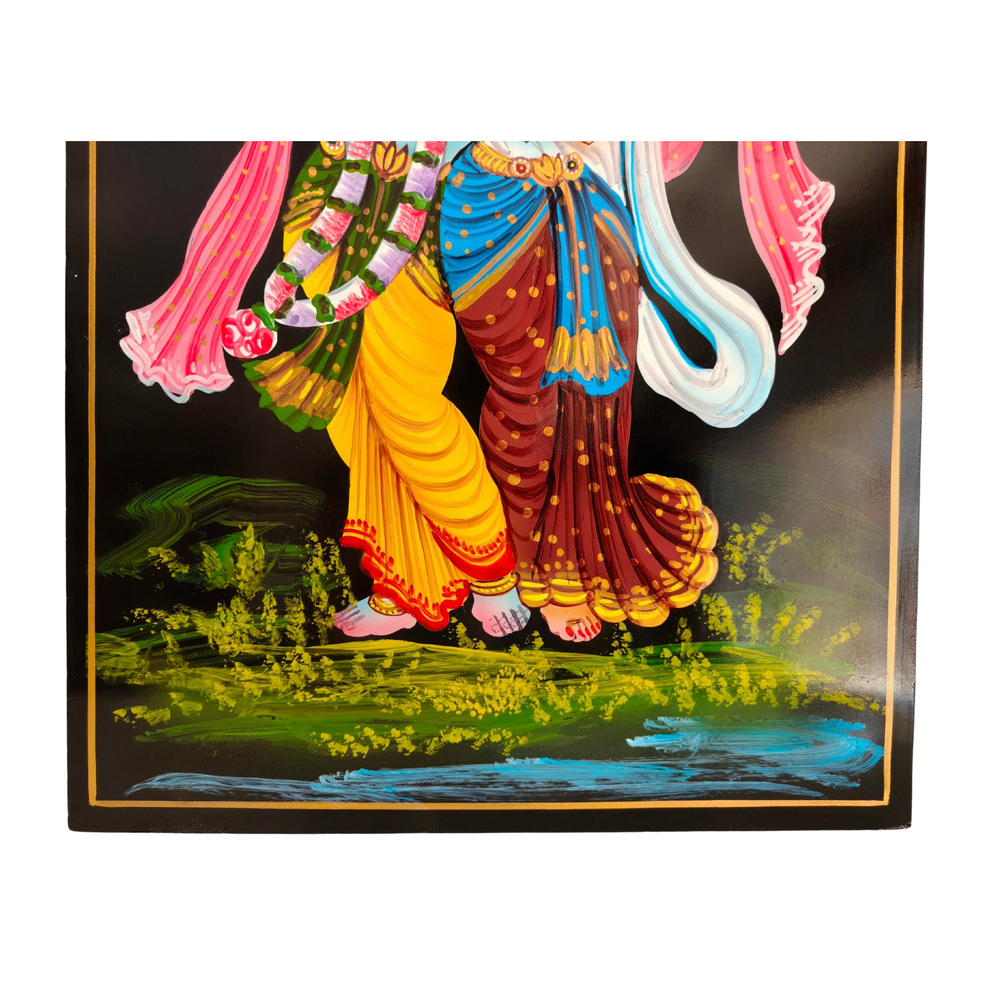 Radha Krishna traditional folk art