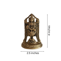 Detailed Brass Lord Venkateswara (Balaji) Idol