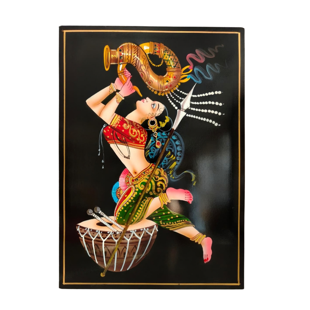 Cultural horn music artwork