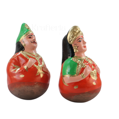 Golu King and Queen Dolls – Traditional Thanjavur Handcrafted Set