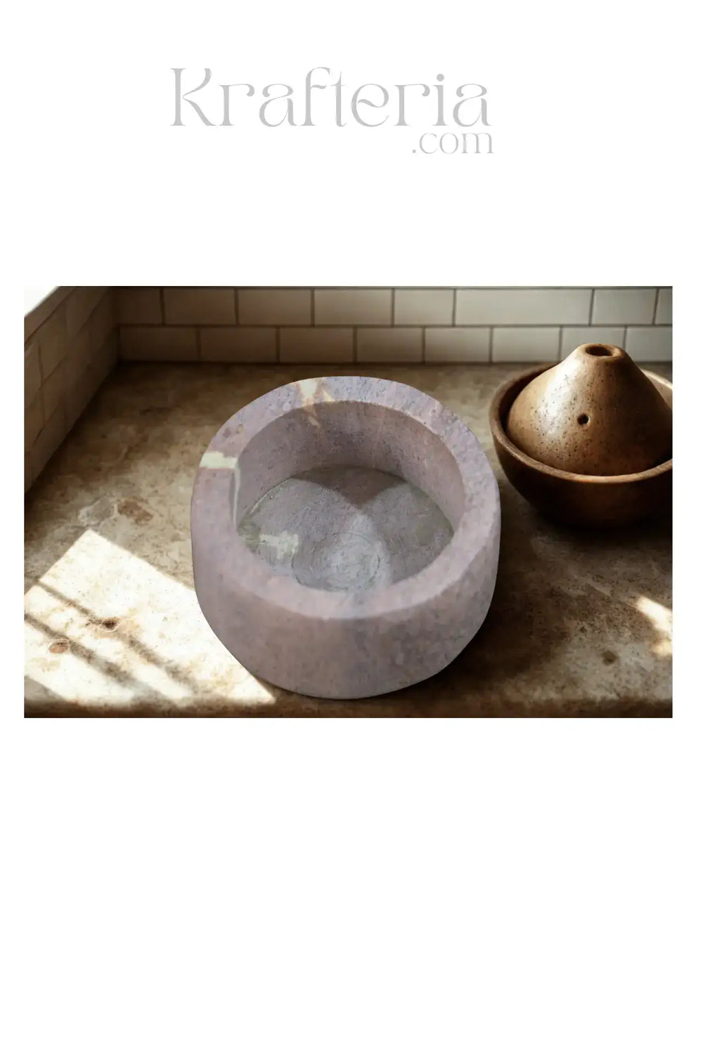 Solid Marble Bowl – Decorative and Functional Stoneware Marble Soft Stone