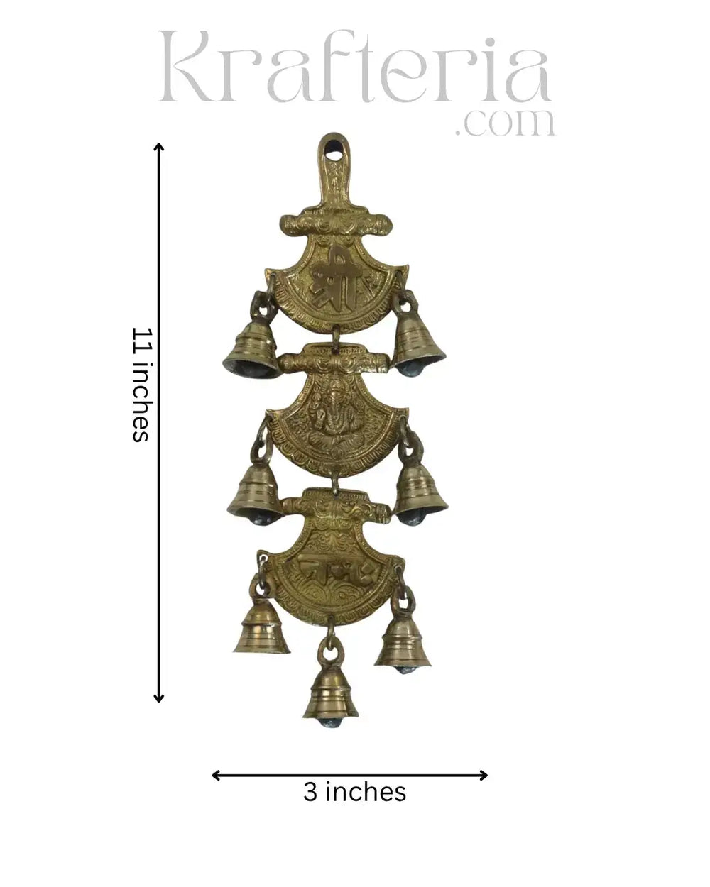 Handcrafted Brass Sree Namaha Wall Hanging for Home & Temple Brass Ware