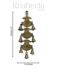 Handcrafted Brass Sree Namaha Wall Hanging for Home & Temple Brass Ware