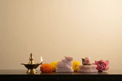Marble Nandi Idol – Sacred Nandi Bull Statue for Pooja & Home Décor Marble