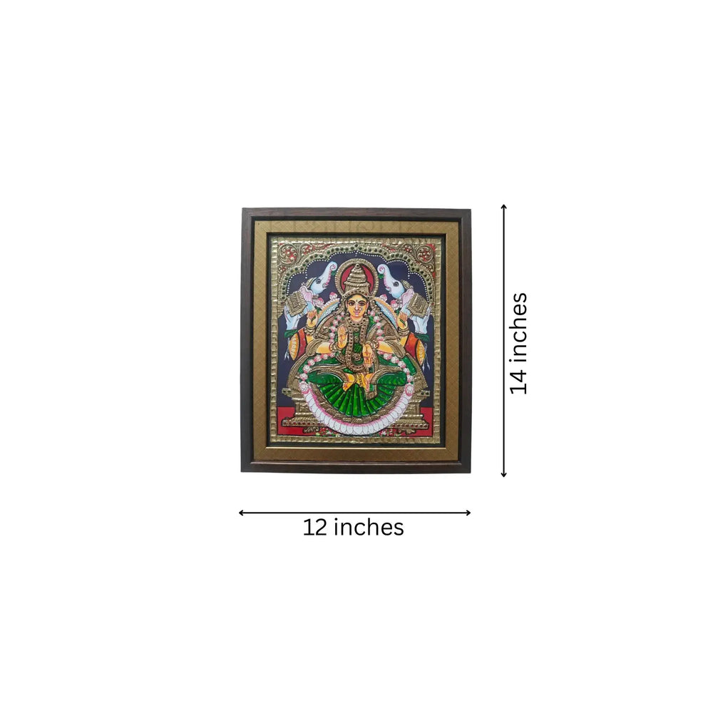 Thanjavur Style Laxmi Devi Painting – Classic Cultural Decor Paintings