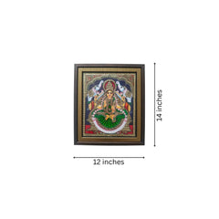 Thanjavur Style Laxmi Devi Painting – Classic Cultural Decor Paintings