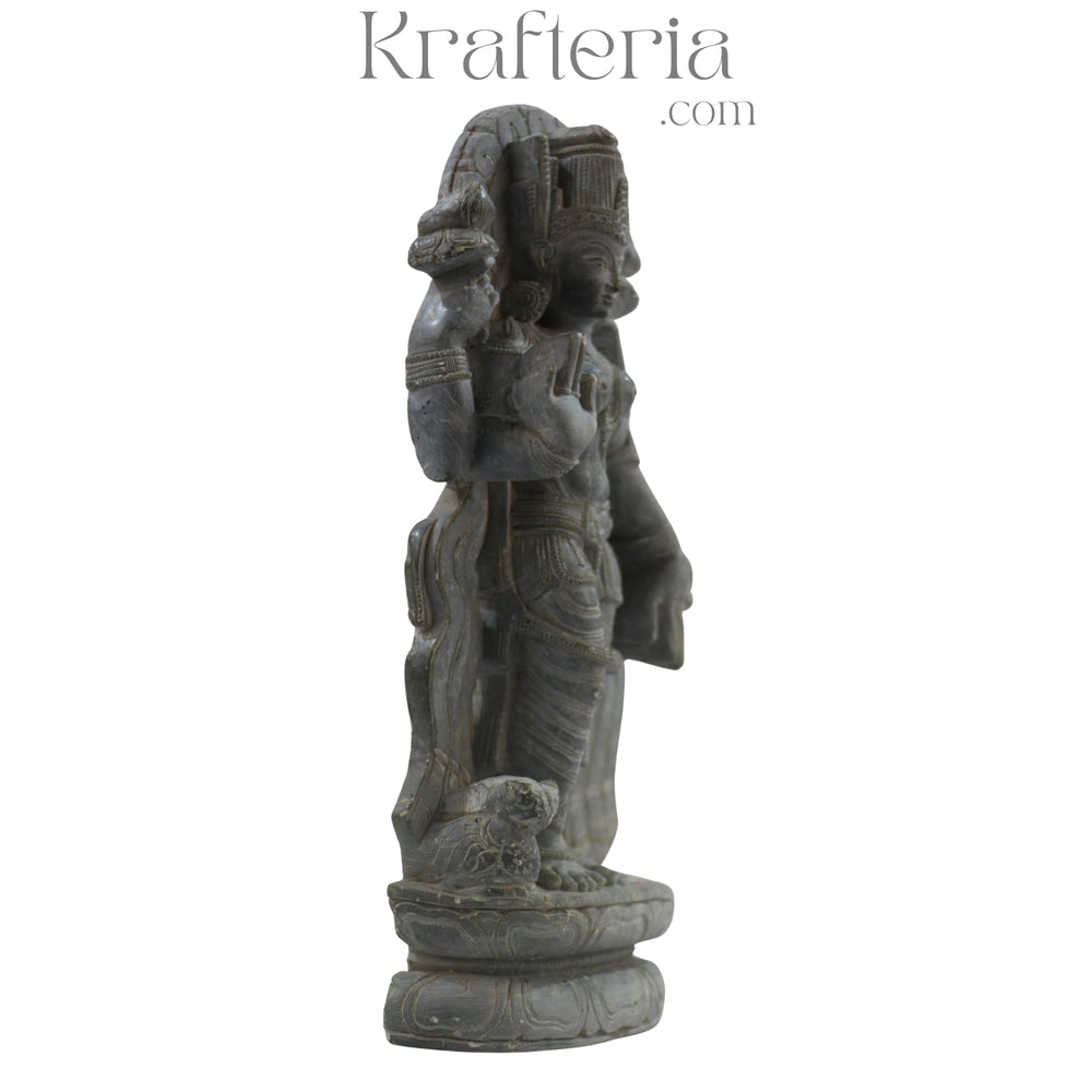 Lord Lakshmi Devi Sculpture – Goddess of Wealth and Prosperity Soft Stone