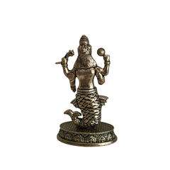 Brass Idol of Lord Matsya (The Fish Avatar of Lord Vishnu)