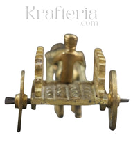 Premium Brass Bullock Cart – Ideal for Gifting & Collectors