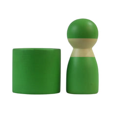 Colorful wooden crushing toy for children with non-toxic paint