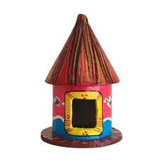 Kondapalli Wooden Craft - Hand-Painted Rustic Hut
