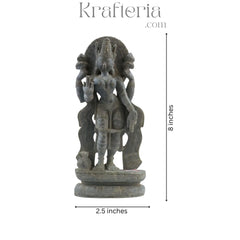 Lord Lakshmi Devi Sculpture – Goddess of Wealth and Prosperity Soft Stone