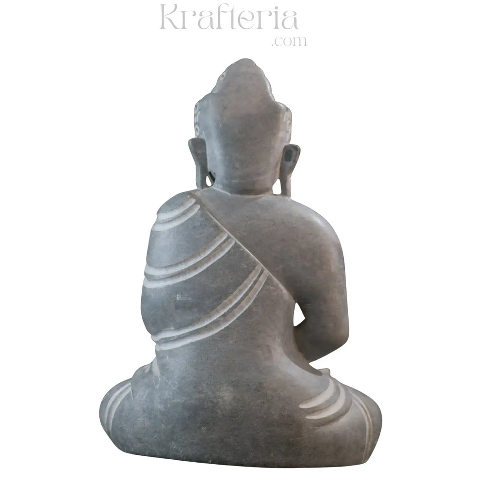 Peaceful Buddha Figurine – Soft Stone Decorative Idol belur shanker