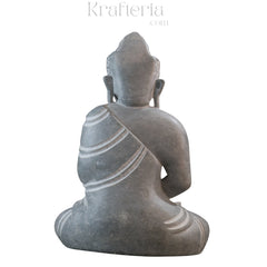 Peaceful Buddha Figurine – Soft Stone Decorative Idol