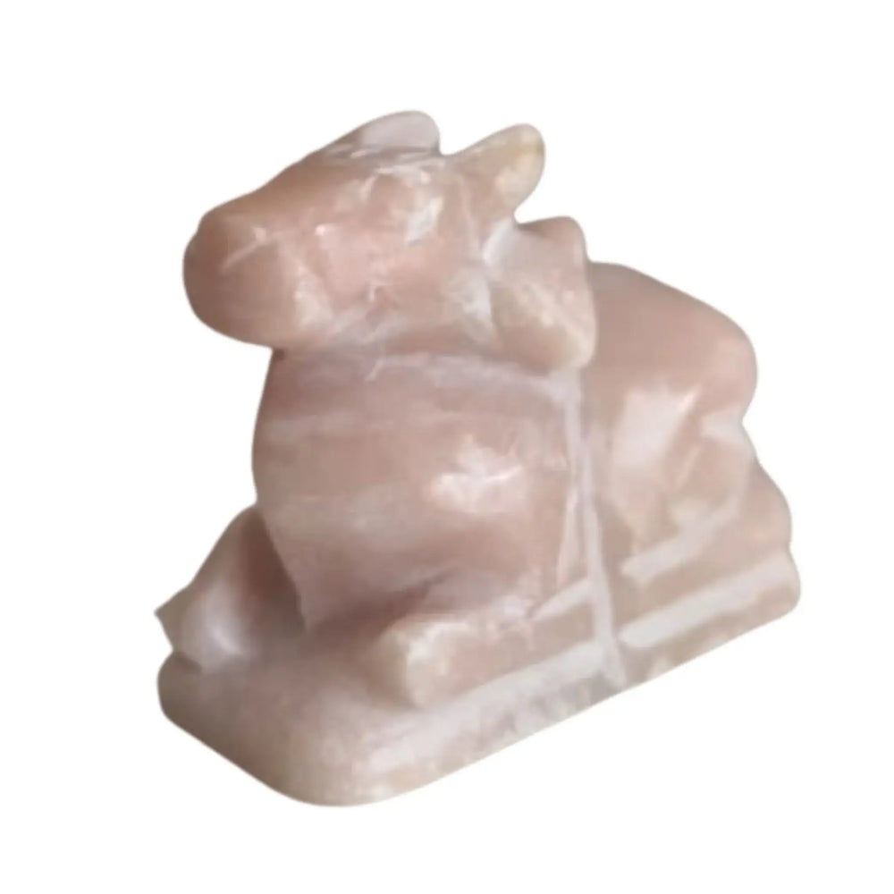 Marble Nandi Idol – Sacred Nandi Bull Statue for Pooja & Home Décor Marble