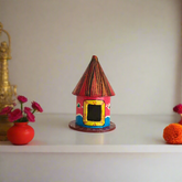 Kondapalli Wooden Craft - Hand-Painted Rustic Hut