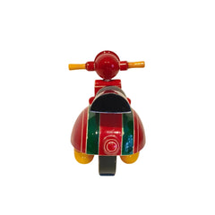 Etikoppaka Wooden Scooter Decor - Handmade Lacquerware Toy
