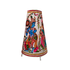 Radha Devi Dance Leather Puppetry Lamp Shade | Bed Lamp