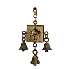 Brass Finish Sacred Shankha Wall Hanging Brass Artwork
