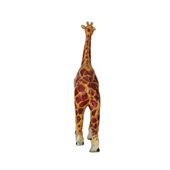Hand-Painted Wooden Giraffe – Decorative Animal Figurine Accessories
