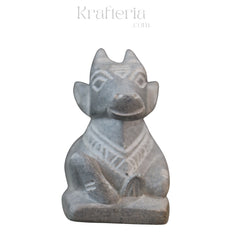 Nandi Idol in Soft Stone – Traditional Temple Decor