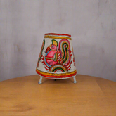 Peacock Design in Leather Shadow Puppetry – Ethnic Home Decor | Bed Lamp