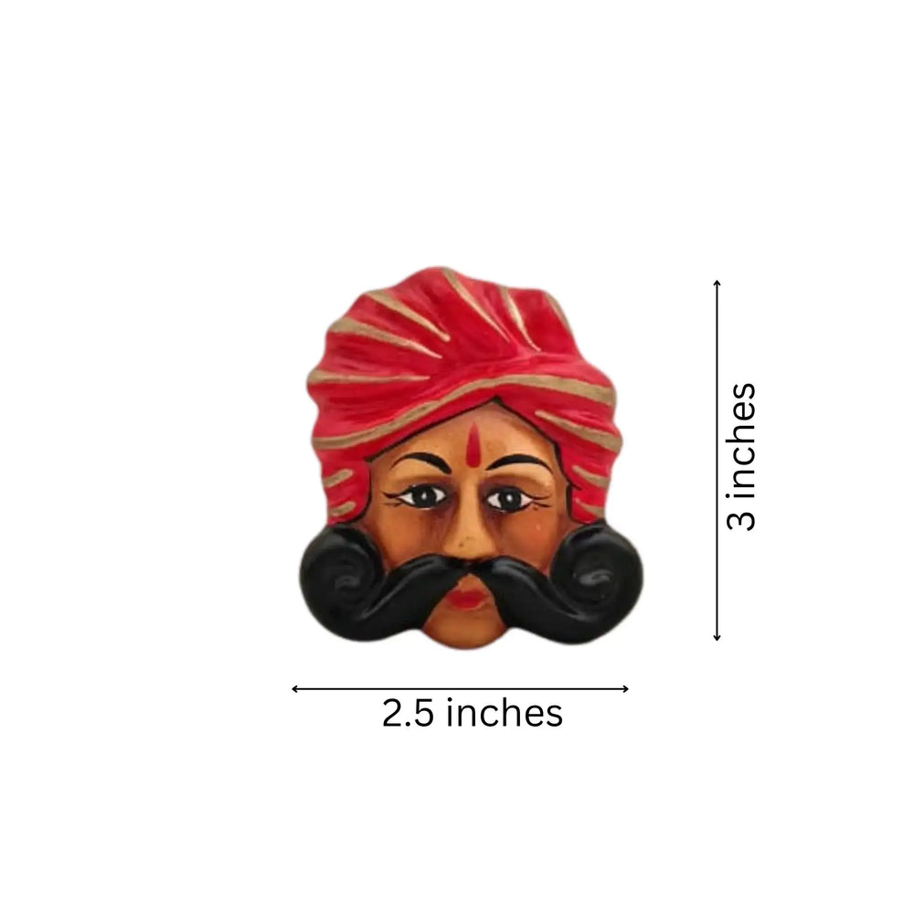 Hand-Painted Decorative Magnets | Artistic Fridge Magnets Set maruthi handicrafts