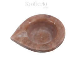 Marble Deepam for Puja – Traditional Indian Oil Lamp