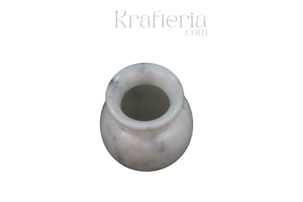 Classic Marble Lota (Chambu) – Essential for Pooja and Household Use Marble Soft Stone