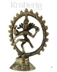 Brass Sculpture of Nataraja Swamy – Embodiment of Shiva’s Dance Brass Ware