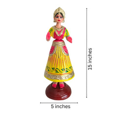 Cultural Charm – Kondapalli Butta Bomma Wooden Doll Kondapalli Lacquerware