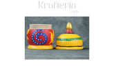 Wooden Sindoor/Kumkuma Holder – Hand-Painted Design wooden accessories