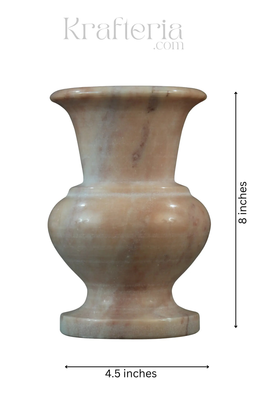 Handcrafted Marble Flower Vase – Elegant Home Decor Jabalpur