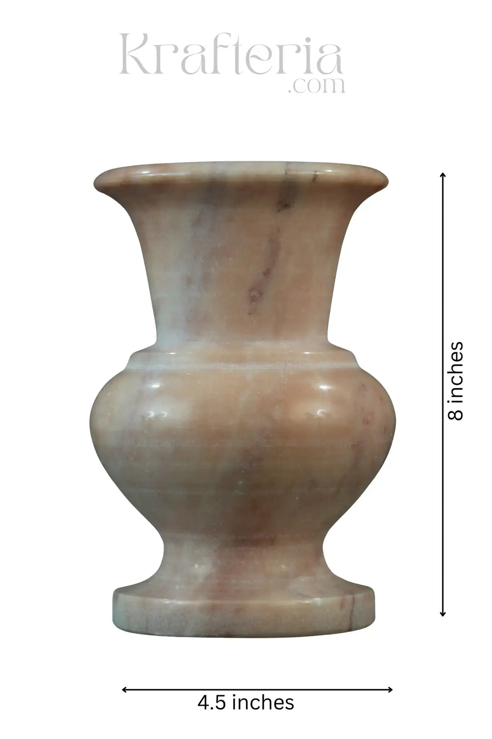 Handcrafted Marble Flower Vase – Elegant Home Decor Jabalpur