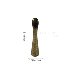 Antique-Finish Brass Flower Vase – Inspired by Indian Heritage