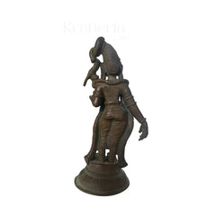 Meenakshi Amman Panchaloha Idol – Antique Finish Sculpture Panchaloha