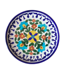 Hand-Painted Mandala Floral Decorative Wall Plate