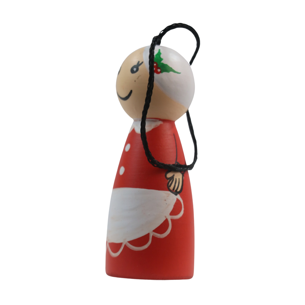 Christmas Santa Hang Dolls – Charming Handmade Decorations Wooden Lacquerware&toys