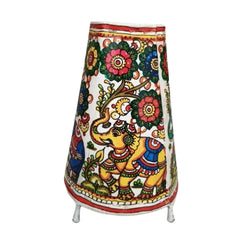 Handcrafted Elephant Leather Puppetry Lamp – A Fusion of Tradition and Elegance | Bed Lamp Leather Paintings