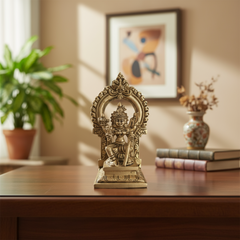 Divine Brass Annapoorna Devi Idol - Goddess of Food & Nourishment