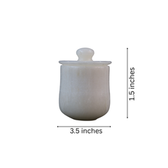 Handcrafted Marble Container – Stylish Storage Jar
