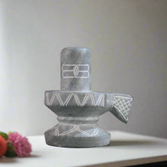 Sacred Stone – Soft Stone Shiva Linga for Puja